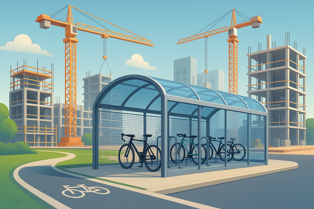 Building Tomorrow’s Developments: Why Secure Cycle Parking is Essential for Construction Projects