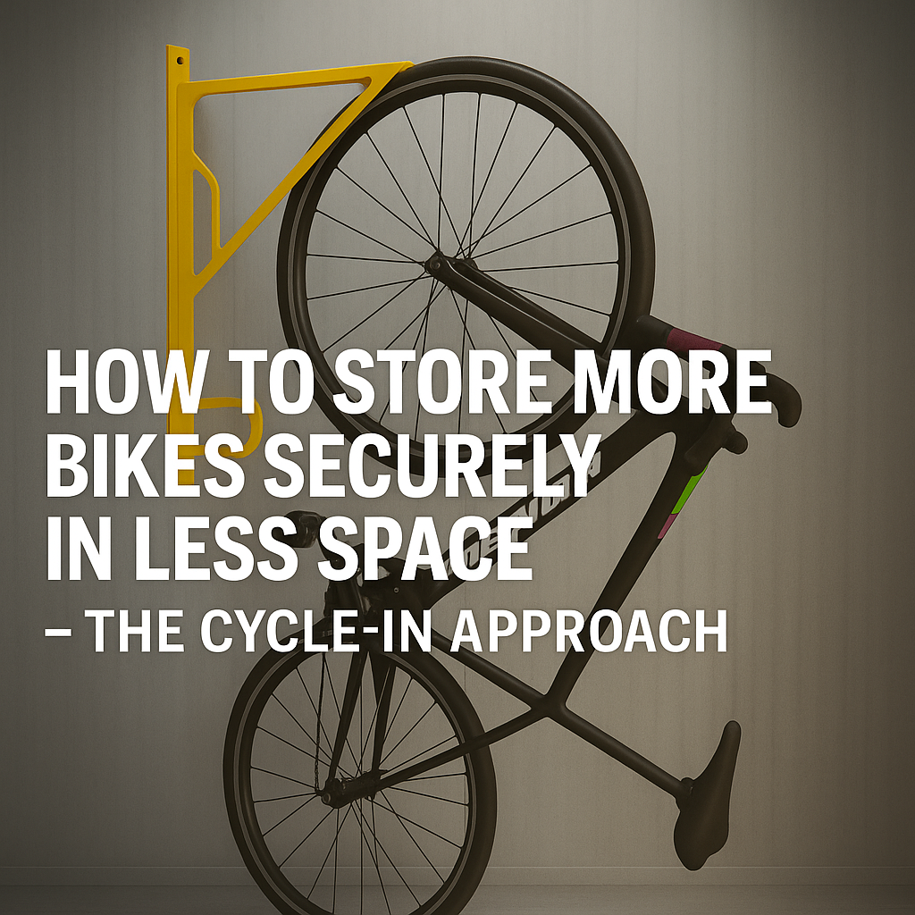 How to Store More Bikes Securely in Less Space — The Cycle-In Approach ...