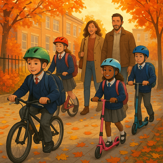 Pedalling into the New School Year: Why Cycling & Scootering to School Makes Everyone Healthier