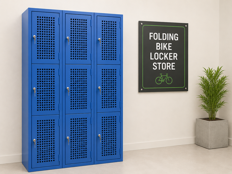 3-Tier Folding Bike Locker