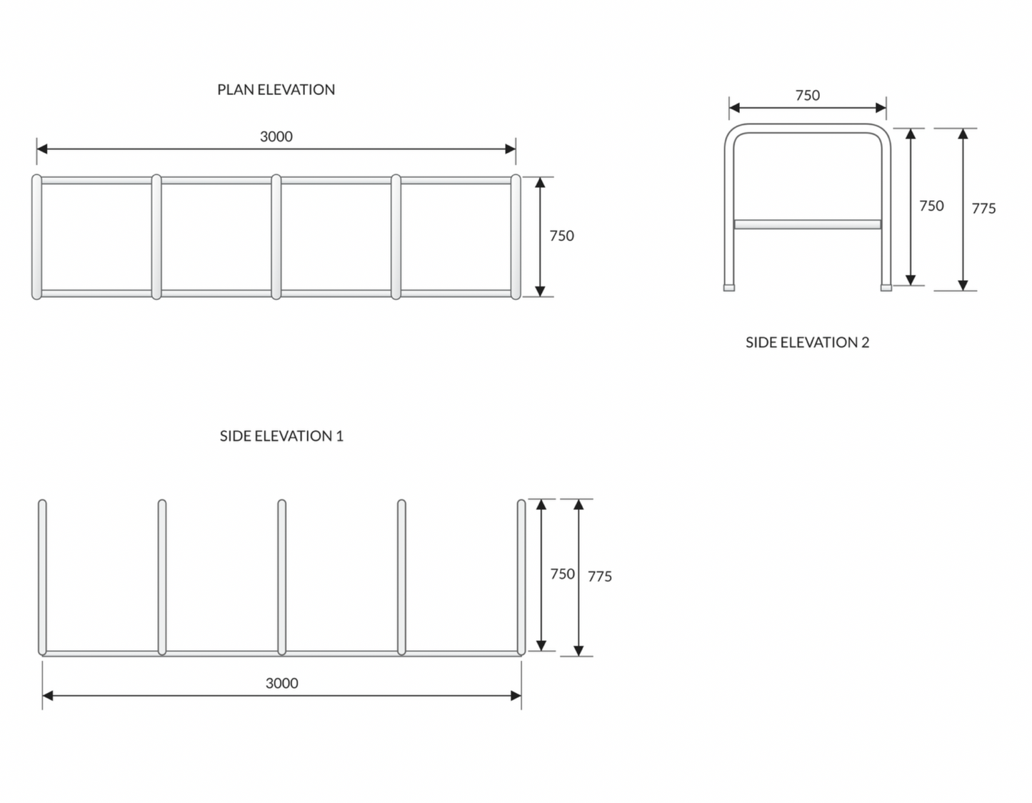 Sheffield Toast Rack Cycle Stand