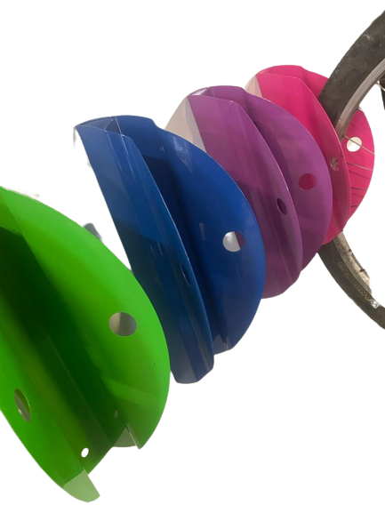 Tacco wall rack elegantly holding a bicycle against wall and floor with minimalistic design